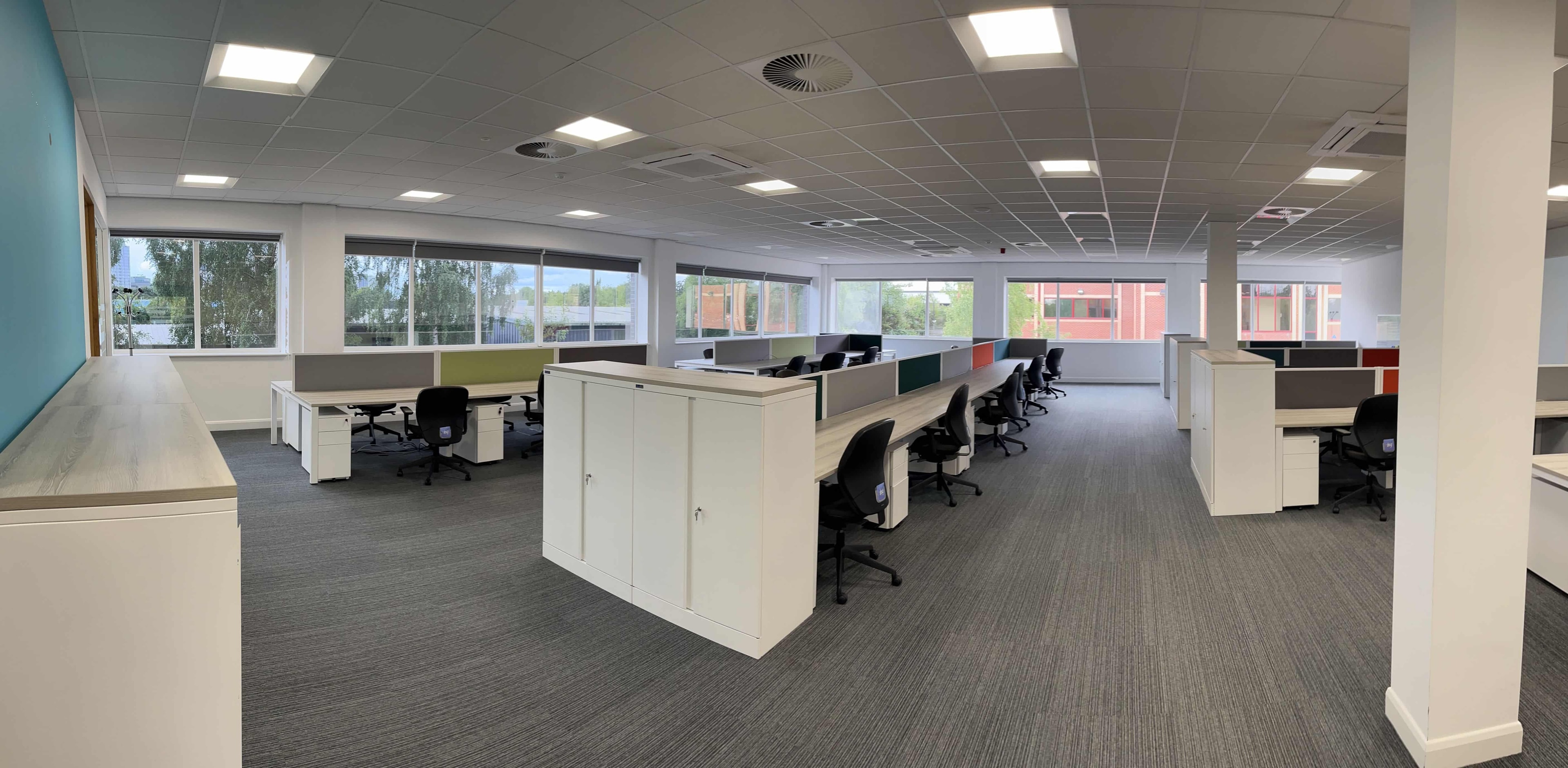 A 3748 sqft second-floor serviced office for 35-50 people at Hope Park Quays Reach